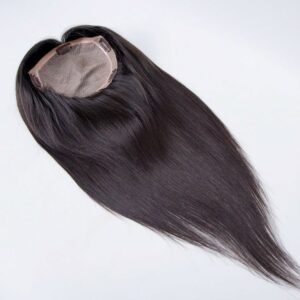 100% Premium Remy Human Hair Topper 2# Dark Brown