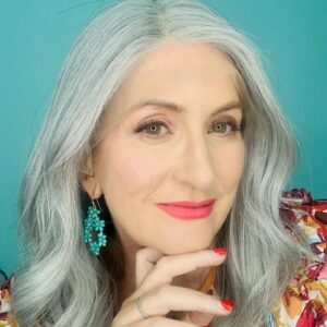 Demi 16"/ Ash Grey Human Hair Wig