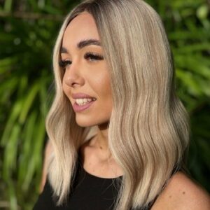 Ash Blonde Human Wig