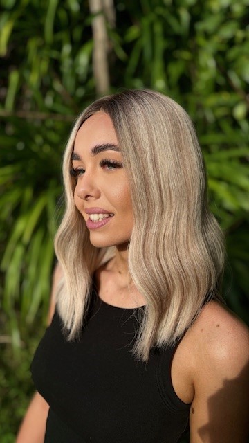 Ash Blonde Human Wig