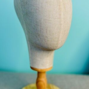 NEW Luxury Head Shaped Wig /Topper stand with Wood Base