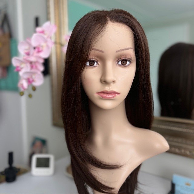 Massey Wig Long Mocca Brown Synthetic 21,5-22,5 cap