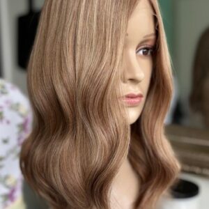 Louisa 16'/Blonde Mix Human Hair Wig