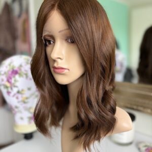 Jasmine 16'/Rich Brown Human Hair Wig