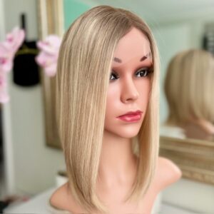 Mia 14 " Lace Topper Ash Blonde