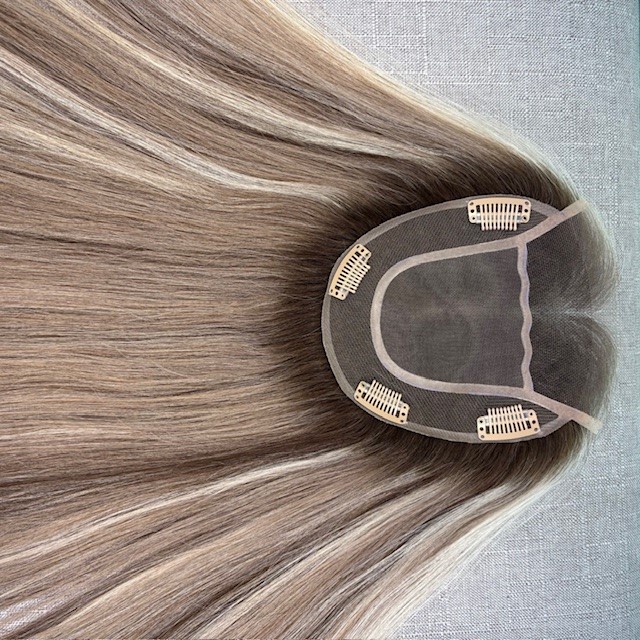 NEW Lace Lite Human Hair"Air Topper" 14' - Image 2