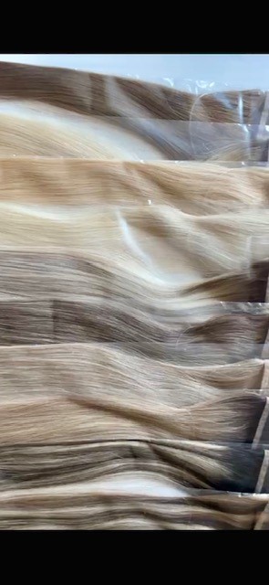 Front Hairline Topper Ash Blonde ( with root) 18 inch - Image 4